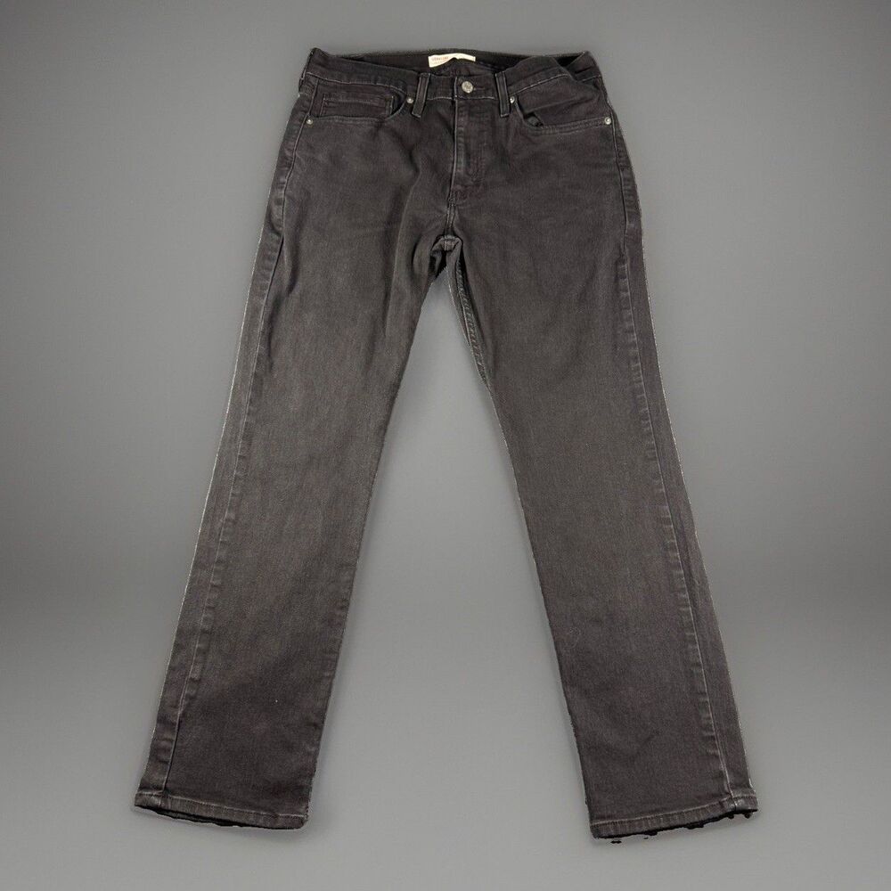 Signature by Levi Strauss Men's Slim Fit Jeans 34x30 Black Denim